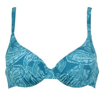 Naturana Badmode Dames Blue/Green Padded Bikini Bra