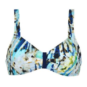Naturana Badmode  Blue Soft-Cup Bikini Bra