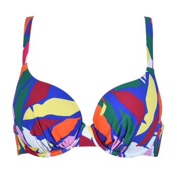 Naturana Badmode Dames Pink/Green Padded Bikini Bra