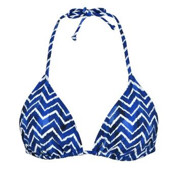 Naturana Badmode Dames Blue/White Padded Bikini Bra