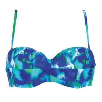 Naturana Badmode Dames Red/Pink Padded Bikini Bra