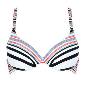 Naturana Badmode Dames White/Black Padded Bikini Bra