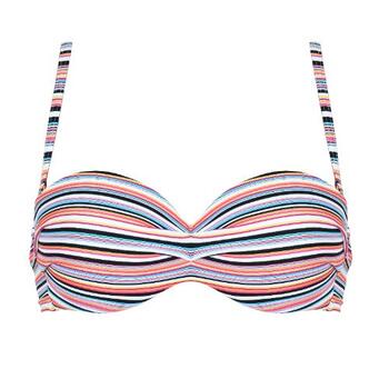 Naturana Badmode Dames White/Black Padded Bikini Bra