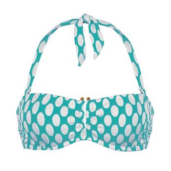 Naturana Badmode Dames Green Padded Bikini Bra