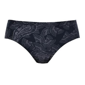 Naturana Badmode Dames Black/Brown Bikini Brief