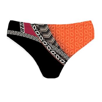 Naturana Badmode Dames Black/Orange Bikini Brief