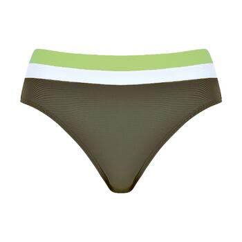 Naturana Badmode Dames Green/White Bikini Brief