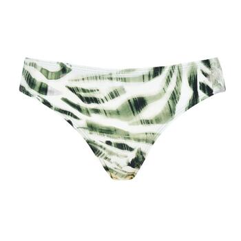Naturana Badmode Dames Green/White Bikini Brief