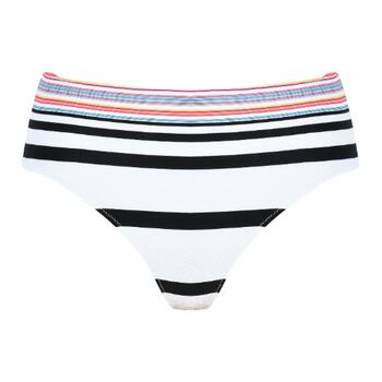 Naturana Badmode Dames White/Black Bikini Brief