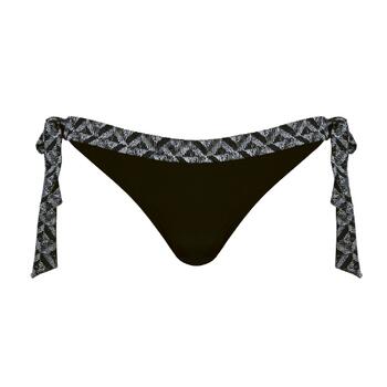 Naturana Badmode Dames Black/Print Bikini Brief