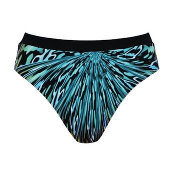 Naturana Badmode Dames Black/Multicolor Bikini Brief
