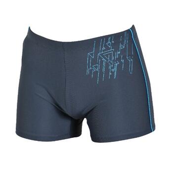 Naturana Badmode Heren Grey/Blue Swim Boxer