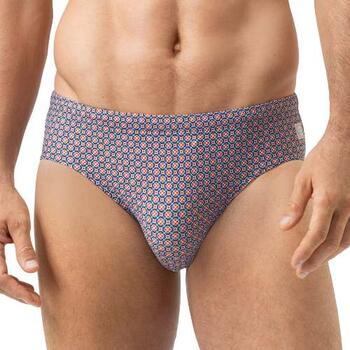 Mey Heren Swimwear Blue/Red Swim Brief