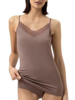 Mey Lingerie Ami Brown Spaghetti Top