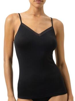 Mey Lingerie Modal Lace Black Spaghetti Top