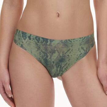 Chantelle SoftStretch Green/Print Thong