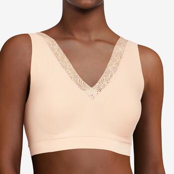 Chantelle SoftStretch Beige Wireless Bra