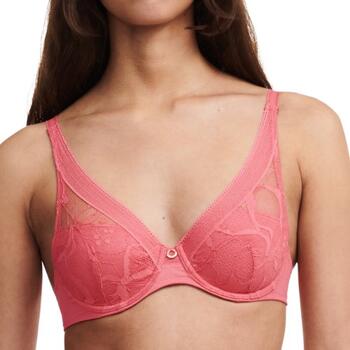 Chantelle True Lace Coral Padded Bra