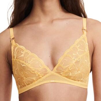 Chantelle Fleurs Yellow Wireless Bra