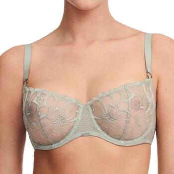 Chantelle Fleurs Green Non-padded bra
