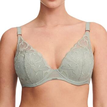 Chantelle Fleurs Green Padded Bra