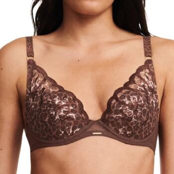 Chantelle Fleurs Brown Padded Bra