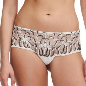 Chantelle Fleurs White/Black Short