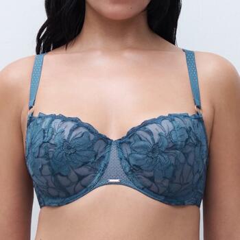 Chantelle Fleurs Signature Jeans Blue Non-padded bra