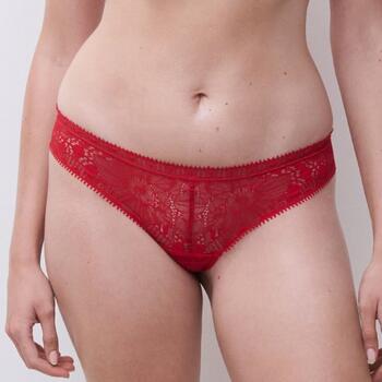 Chantelle Day to Night Poppy Red Thong