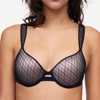 Chantelle Smooth Lines Black/Brown Padded Bra