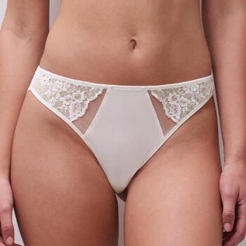 Chantelle Crush White Thong