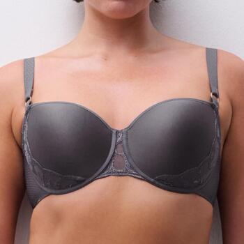 Chantelle Fleurs Grey Padded Bra