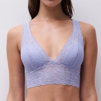 Chantelle Floral Touch Blue Wireless Bra