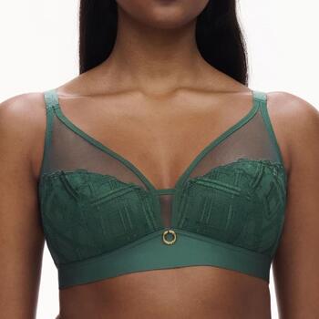 Chantelle Graphic Support Green Wireless Bra