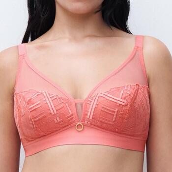 Chantelle Graphic Support Coral Wireless Bra