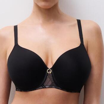 Chantelle Graphic Support Black Padded Bra
