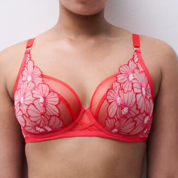 Chantelle Lush Red Non-padded bra