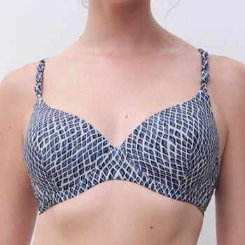 Femilet Badmode Tidra Blue/Print Padded Bikini Bra