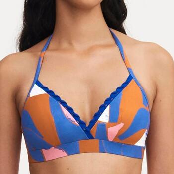 Chantelle Badmode Tribe Blue/Print Soft-Cup Bikini Bra