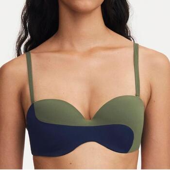 Chantelle Badmode Aura Blue/Green Soft-Cup Bikini Bra