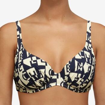 Chantelle Badmode Identity White/Black Soft-Cup Bikini Bra