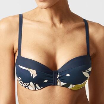 Chantelle Badmode Flowers Navy/Print Padded Bikini Bra