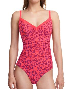 Chantelle Badmode Flowers Pink Padded Bra