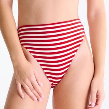 Lisca Swimwear Bondi Beach Red/White Bikini Brief