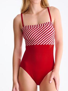 Lisca Swimwear Bondi Beach Red/White Bathingsuit