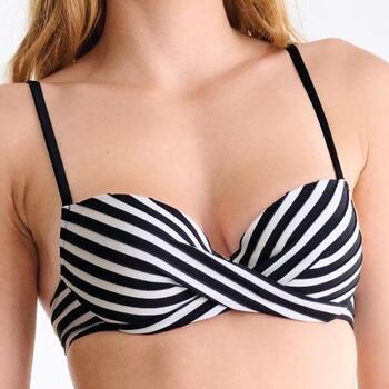 Lisca Swimwear Bondi Beach Black/White Padded Bikini Bra
