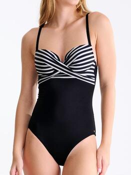 Lisca Swimwear Bondi Beach Black/White Bathingsuit