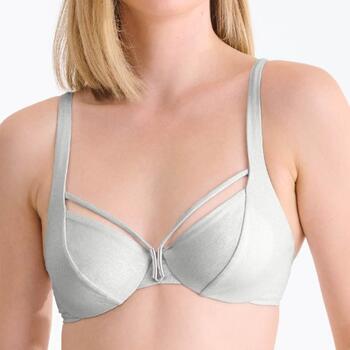 Lisca Swimwear Blue Lagoon Silver Soft-Cup Bikini Bra