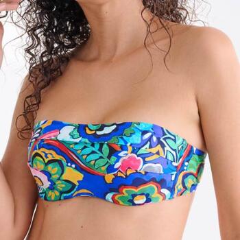 Lisca Swimwear Mexico Blue/Print Padded Bikini Bra