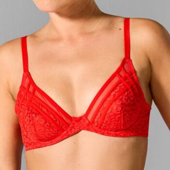 Sapph Charlotte Red Padded Bra